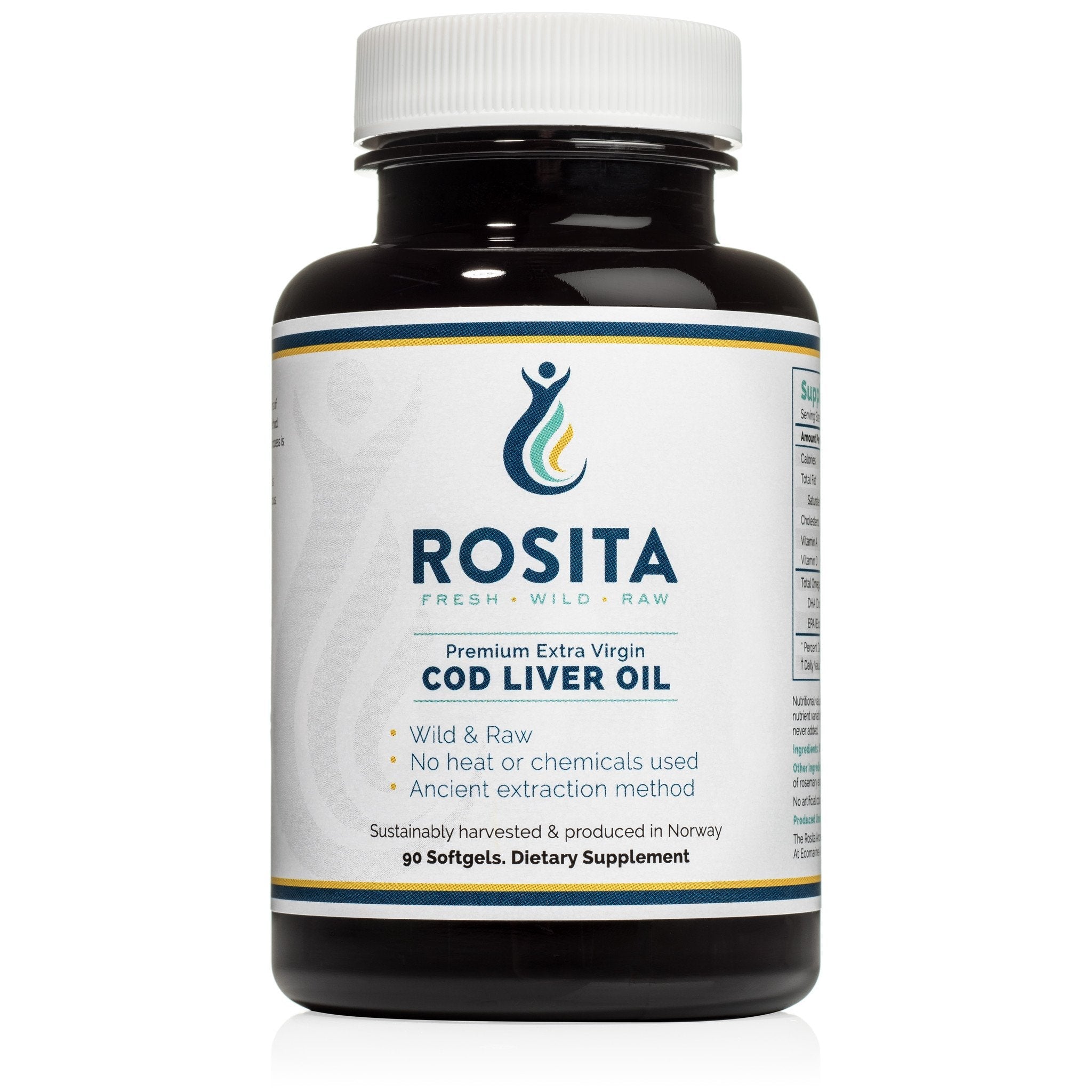 Rosita Extra Virgin Cod Liver Oil Soft Gels